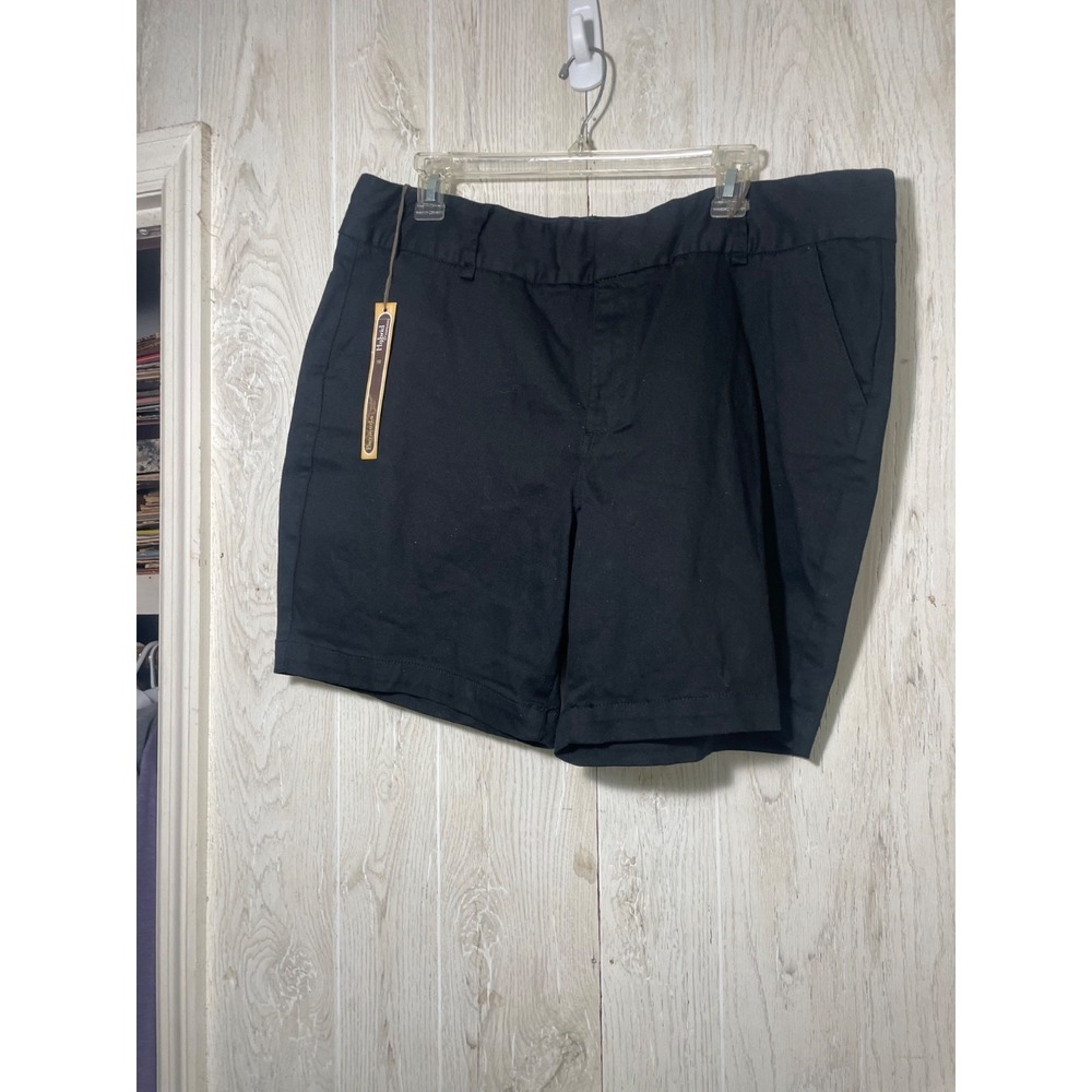 New Hybrid & Company Womens SZ 16 Navy Bermuda Shorts‎